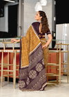 Tew Soft Mulmul Cotton Printed Fancy Saree Wholesale Market In Surat With Price